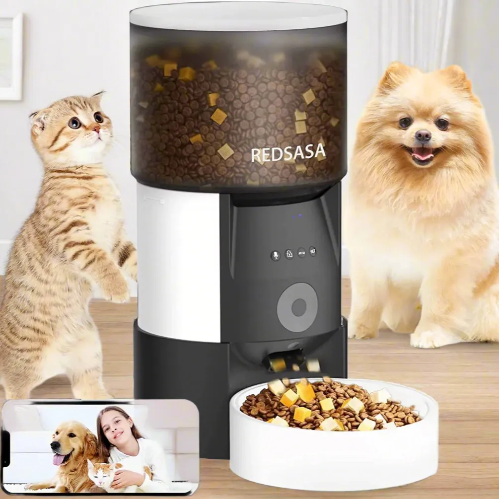 3L Automatic Pet Feeder with Camera