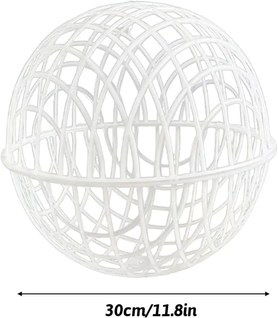 3Pack Ball-Shaped Movable Chicken Coop, Outdoor Rollable Round Chicken Cage, Pigeon Rabbits Duck Safe Walking Net, Chicken Safety Ball Cage for Pet Safety Outdoor Farm Use