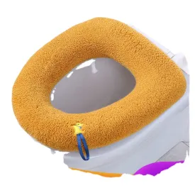 3pcs Toilet Seat plus-Sized Household Winter Thickened Toilet Seat Cover Pad Toilet Seat Cover Washer
