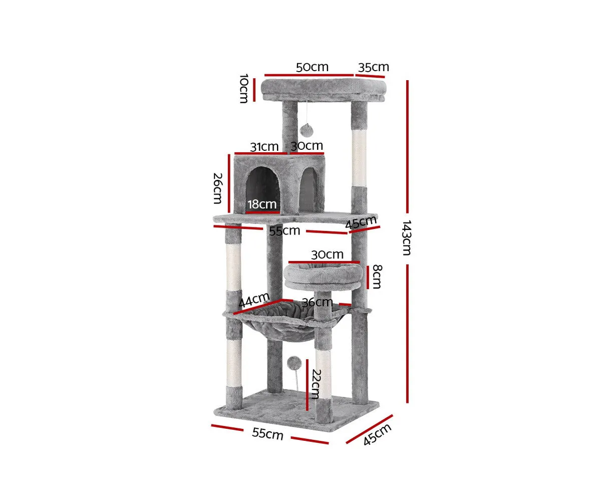 4-Legged Cubicle Cat Tree