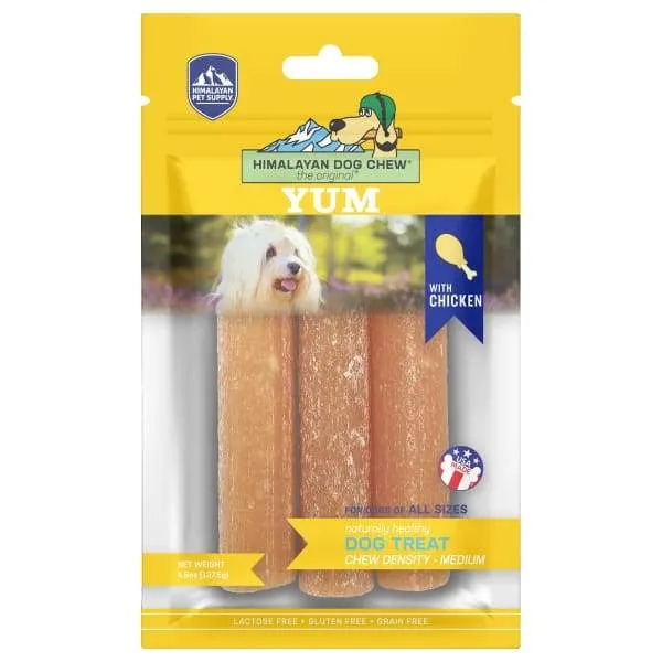 [5 FOR $48] Himalayan Pet Supply YUM Chicken Dog Chew