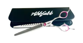 Abbfabb Grooming Scissors Ltd 7" 40 Piano Teeth Straight Fluffer