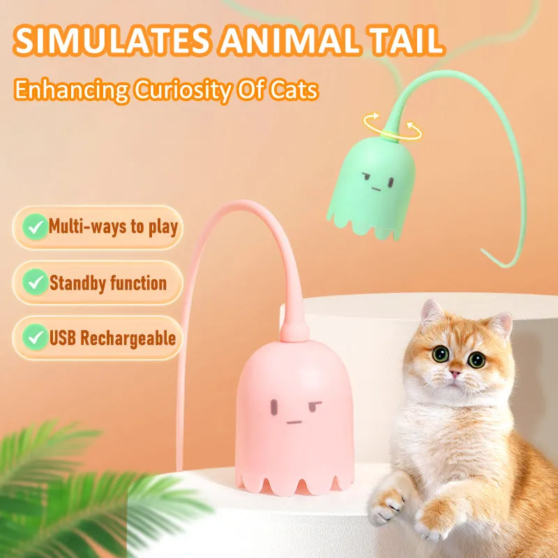 Aiitle Automatic Tail Teaser Interactive Cat Toys