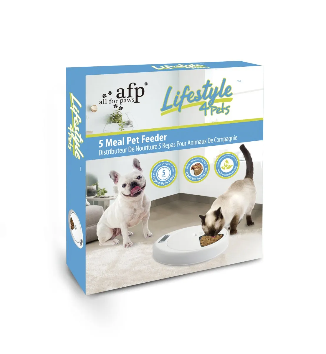All For Paws Lifestyle 4 Pets 5 Meal Feeder