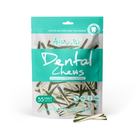 Altimate Pet Dog Dental Chews Infused with Mint & Chlorophyll - Mint Mini Stick 55pcs