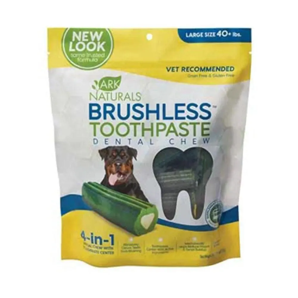 Ark Naturals® Brushless™ Toothpaste Dental Chews for Dog Large X 18 Oz