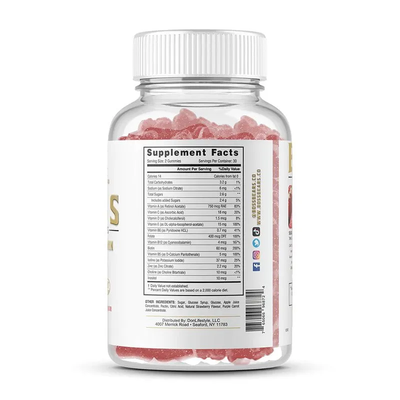 Boss Bears Multi-Vitamin Gummies 60ct