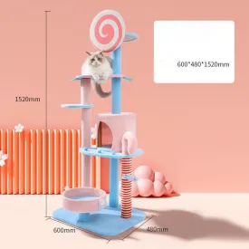 Candy Land Cat Tree And Scratching Posts