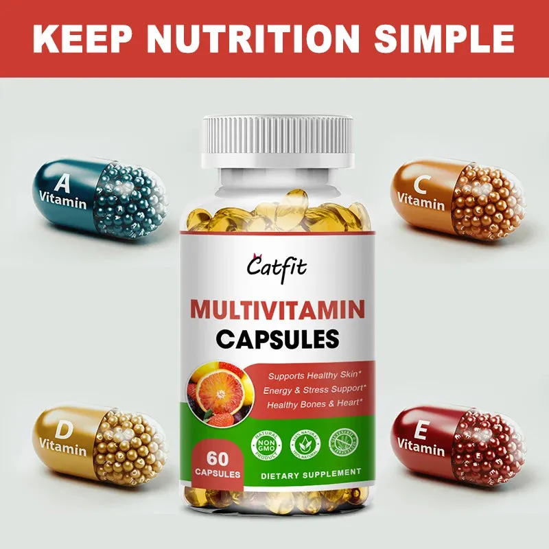 Catfit Multivitamin Ketogenic Capsules for Men Free Shipping Everything Vitamin E Dietary Supplement for Men&women Fitness in Pakistan