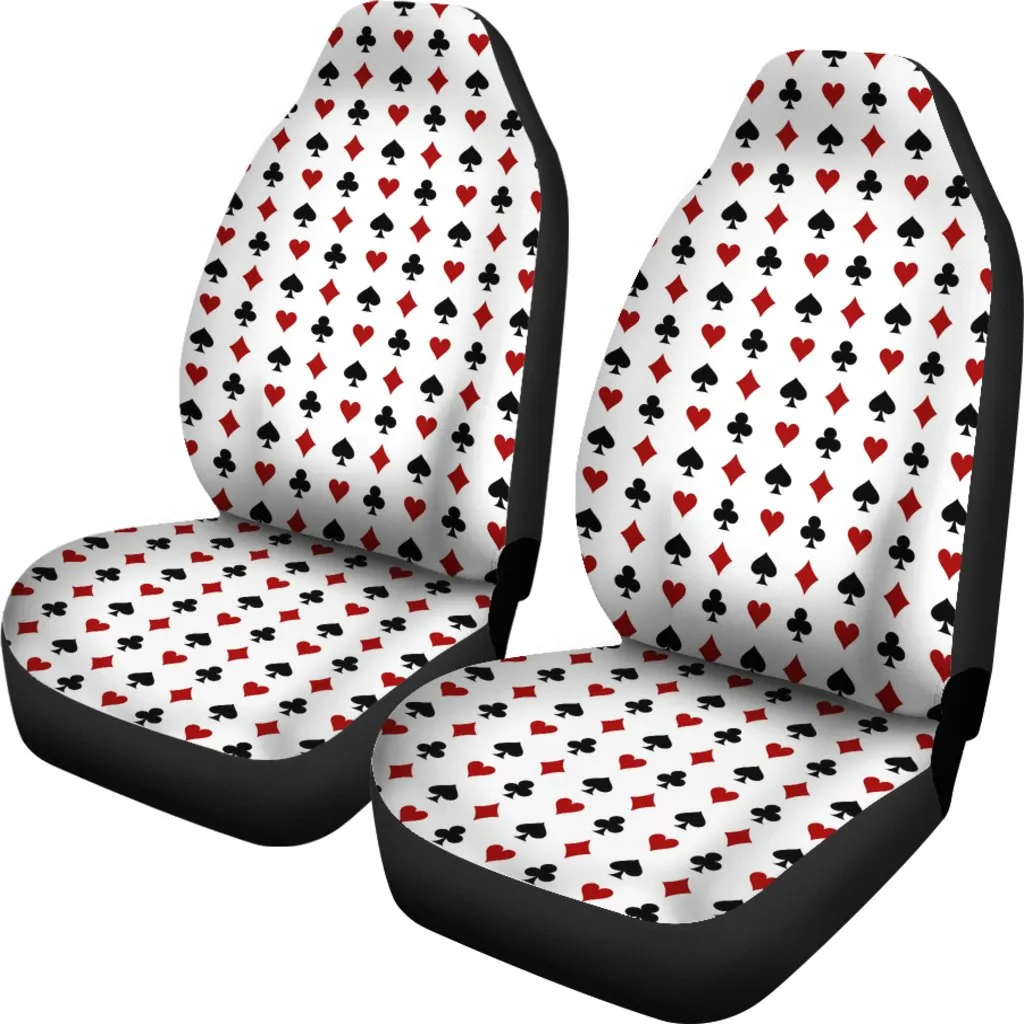 Custom Car Seat Covers - Aces Pattern #104 | Car Seat Covers for Vehicle, Car Accessories for Women Seat Covers, Seat Covers for Car