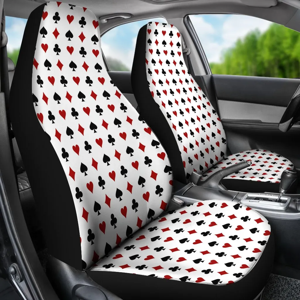 Custom Car Seat Covers - Aces Pattern #104 | Car Seat Covers for Vehicle, Car Accessories for Women Seat Covers, Seat Covers for Car