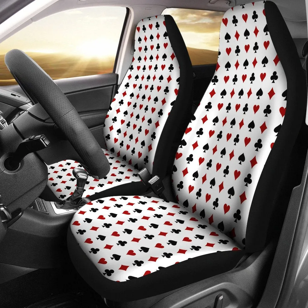 Custom Car Seat Covers - Aces Pattern #104 | Car Seat Covers for Vehicle, Car Accessories for Women Seat Covers, Seat Covers for Car