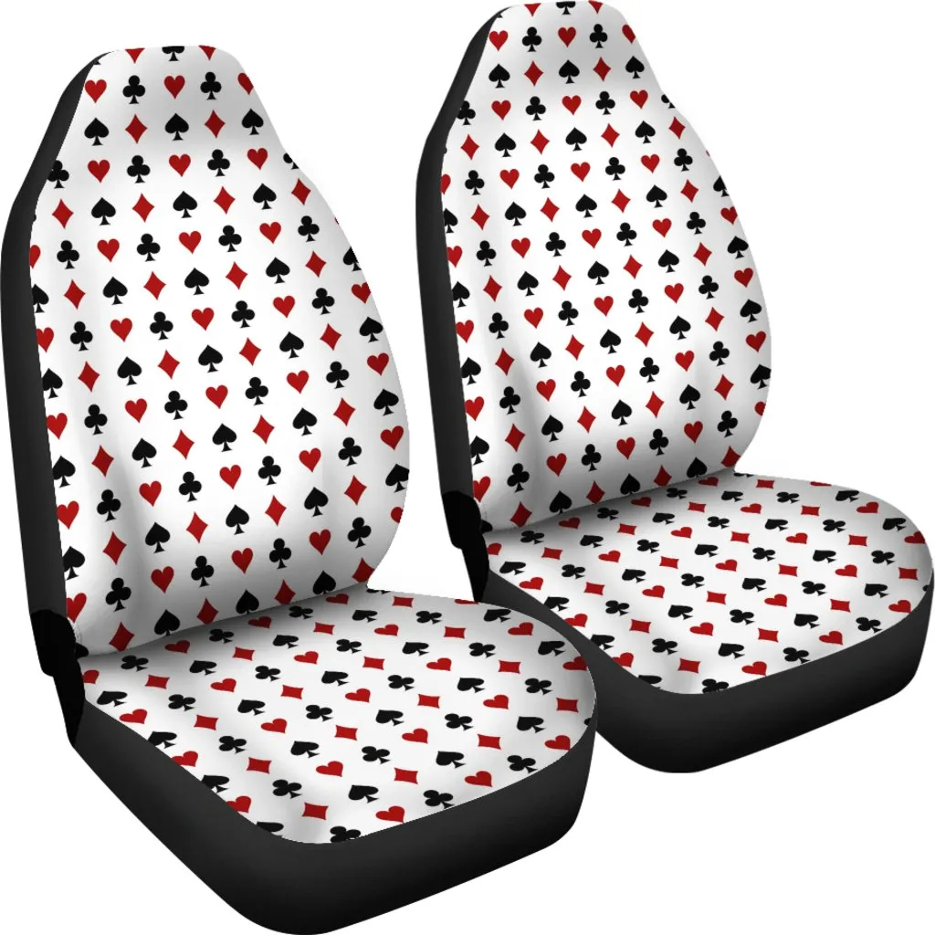 Custom Car Seat Covers - Aces Pattern #104 | Car Seat Covers for Vehicle, Car Accessories for Women Seat Covers, Seat Covers for Car