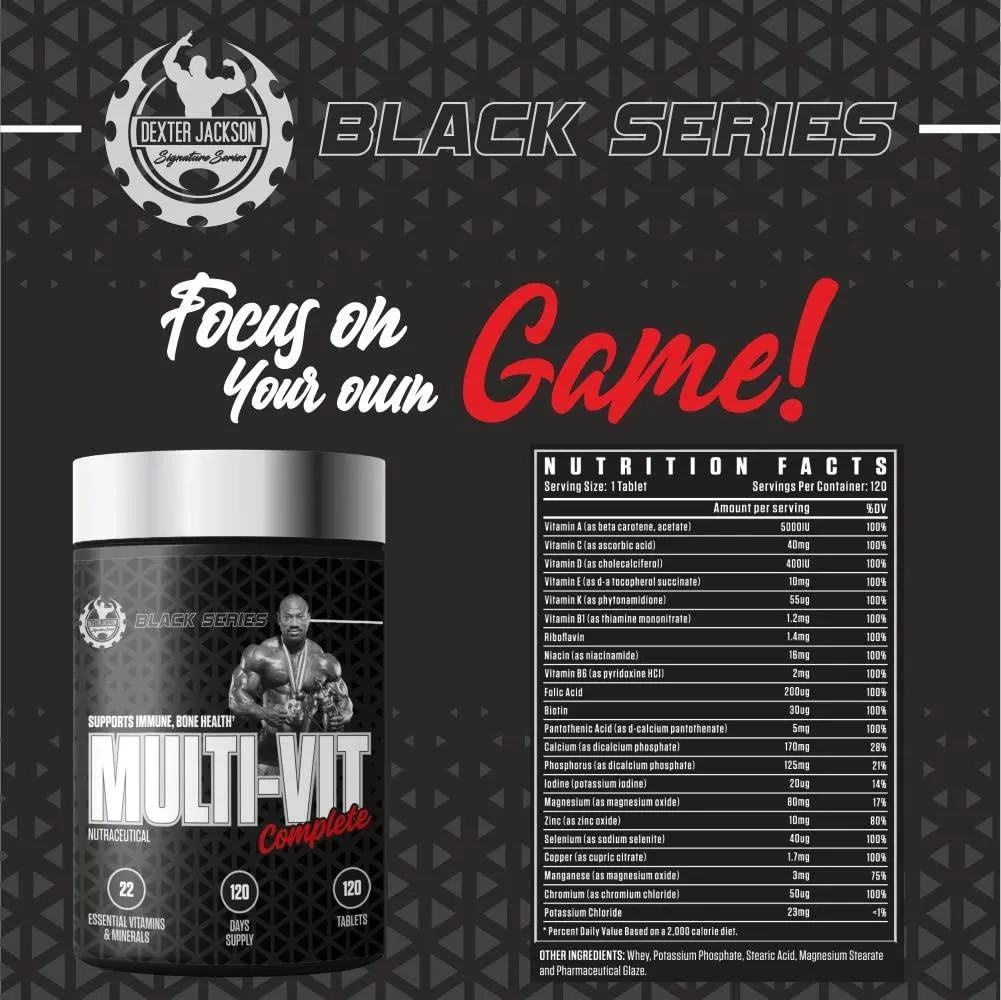 Dexter Jackson Black Series Multivitamin