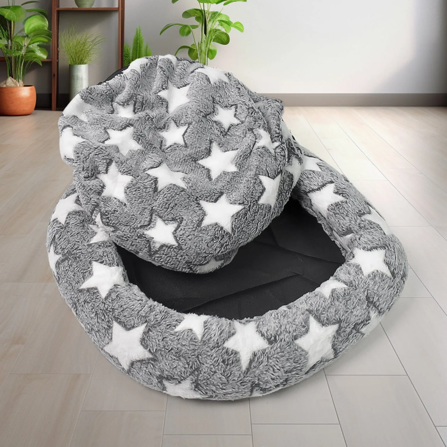 Dog Basket Pet Bed Sofa for Dogs and Cats (1 Set)