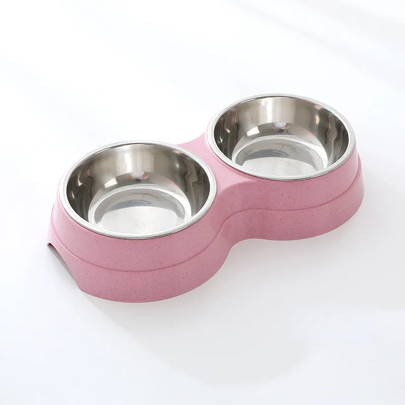 Double Pet Bowls for Food and Water