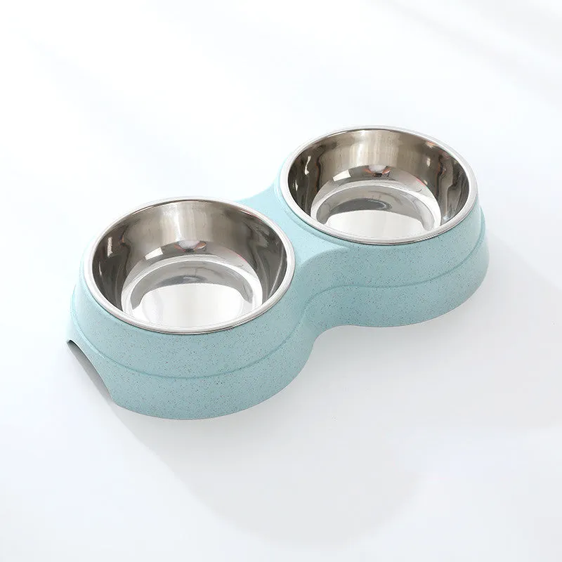 Double Pet Bowls for Food and Water