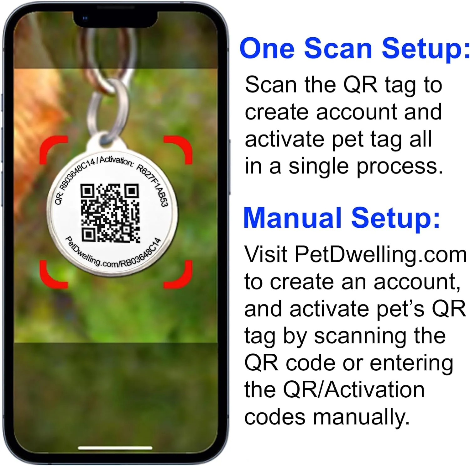 ESA QR Code ID Tags - Dog Tags- Cat Tags: Instant Online ESA Profile Access and Scan Location Email Alerts