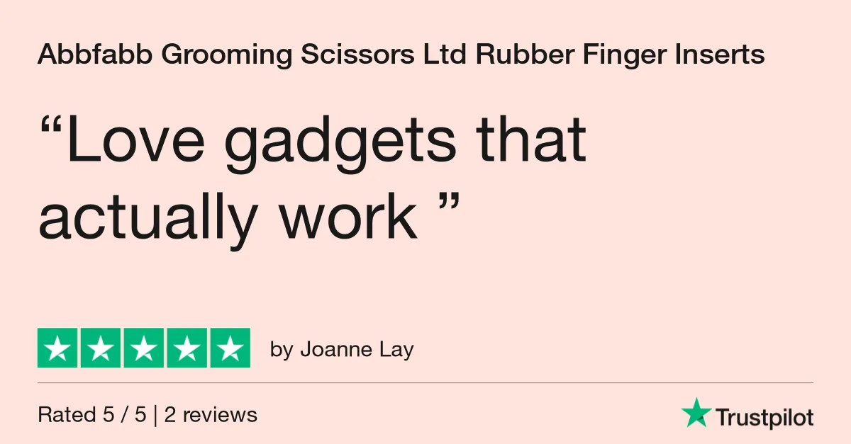 Finger Inserts for Dog Grooming Scissors