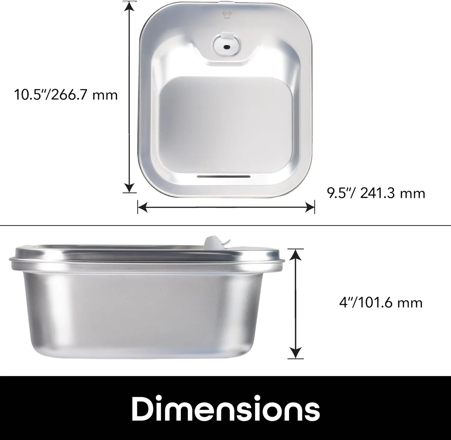Geeni PetConnect Smart Pet Water Fountain: 4L Stainless Steel Bowl for Cats & Dogs, Wi-Fi Controlled, Alexa & Google Compatible