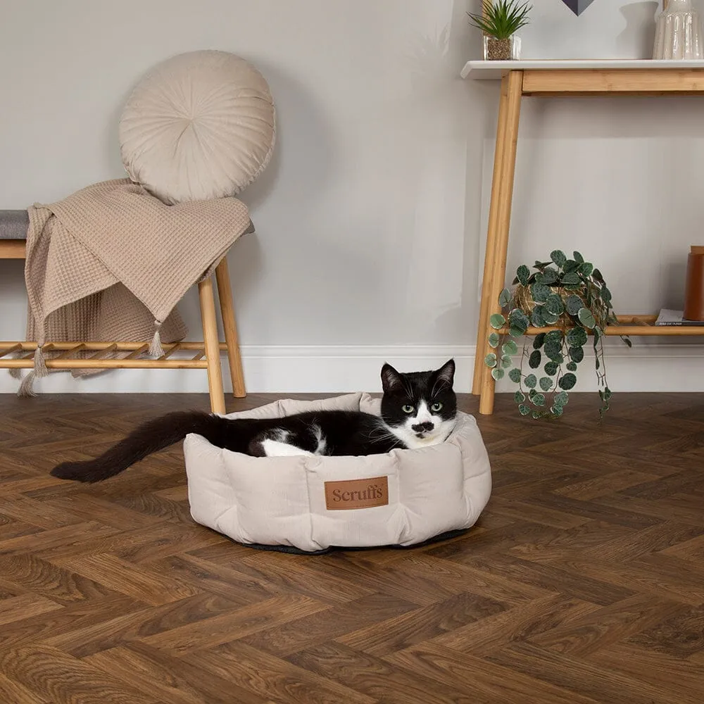 Helsinki Cat Bed - Oatmeal Beige
