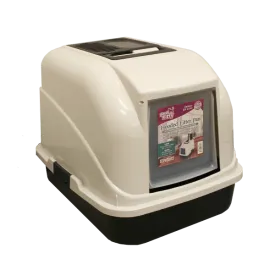 Here Kitty Hooded Litter Pan