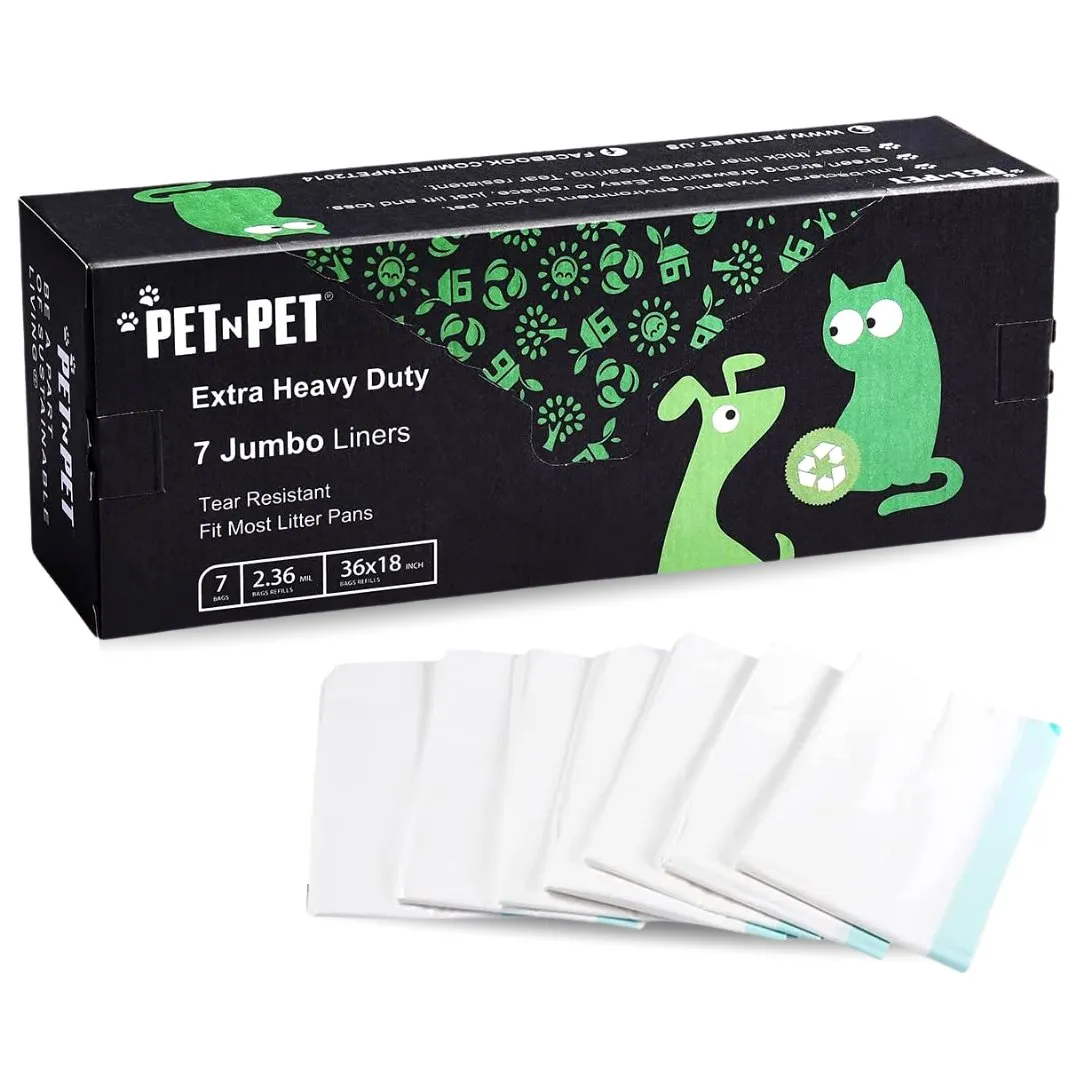 Jumbo Cat Litter Box Liners