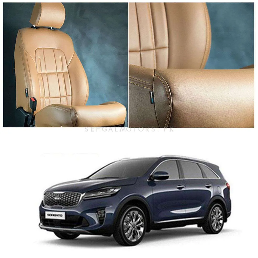 KIA Sorento Audi Style Brown Brown Seat Covers - Model 2021-2024