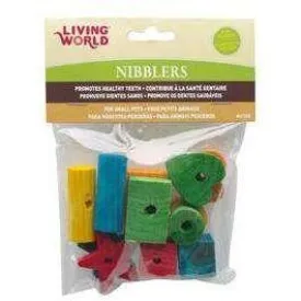 Living World Nibblers Wood Chews Mixed Shapes