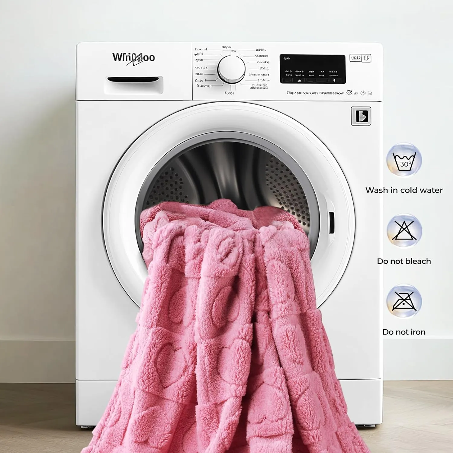 Luciphia Small Dog Blanket Washable Pet Bed Cover Soft Fluffy Puppy Couch Protector with Premium Fleece Cozy Calming Cat Blankets for Indoor Cats Pink 30x20 inch