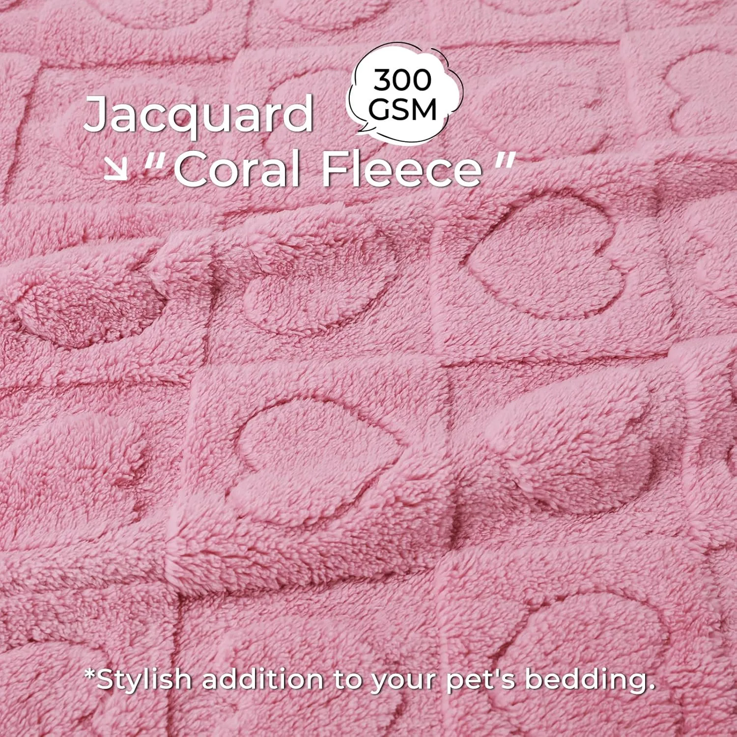 Luciphia Small Dog Blanket Washable Pet Bed Cover Soft Fluffy Puppy Couch Protector with Premium Fleece Cozy Calming Cat Blankets for Indoor Cats Pink 30x20 inch