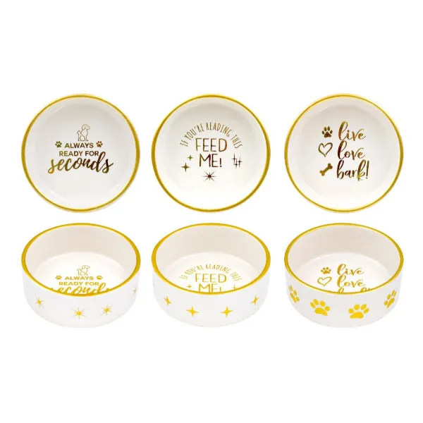 Medium Premium Luxe Ceramic Pet Bowl - 16cm x 6.1cm