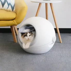 Modern Cat Litter Box White / Grey