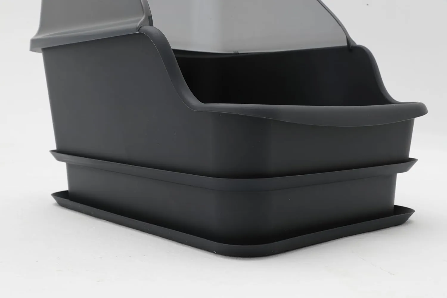 Mr Catman XX-Large Hooded Sifting Litter Box for Pine Pellets -27"x20"x17" Extra Large Cat Litter Box with Lid for Big Cats, Multi-Cat Households, High Sided Sifter Pan & XL Enclosed Waste Storage Box