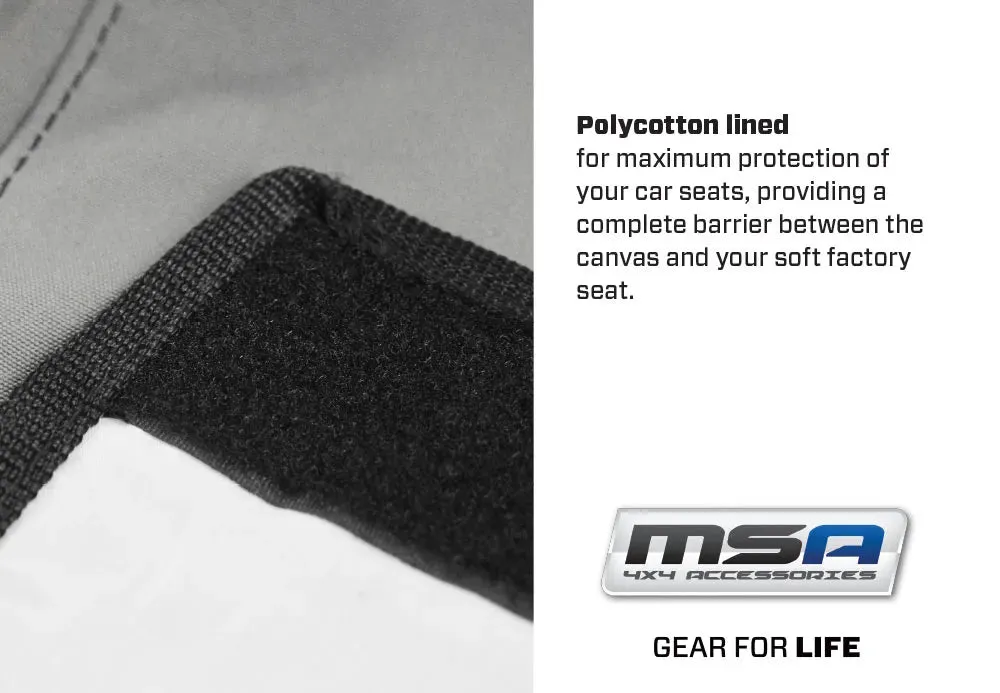 MSA 4x4 HL62 HiLux 8th Gen Rear Bench Seat Set
