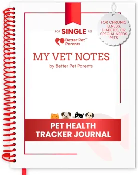 My Vet Notes  Pet Health Tracker Journal for Chronic Illness, Diabetes, Glucose & Insulin Logging