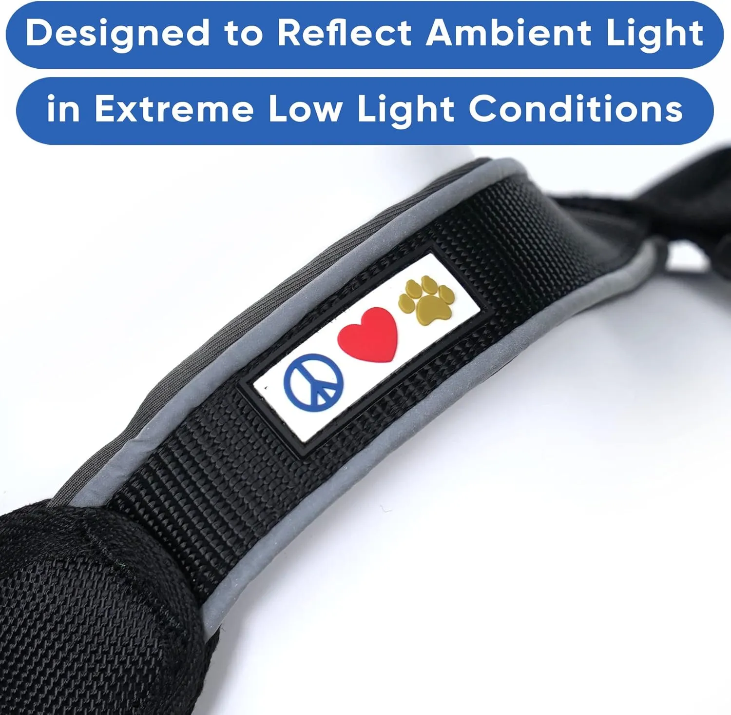 Pawtitas Reflective Dog Harness - Padded, Comfortable Control for Walks or Runs - XS, Black