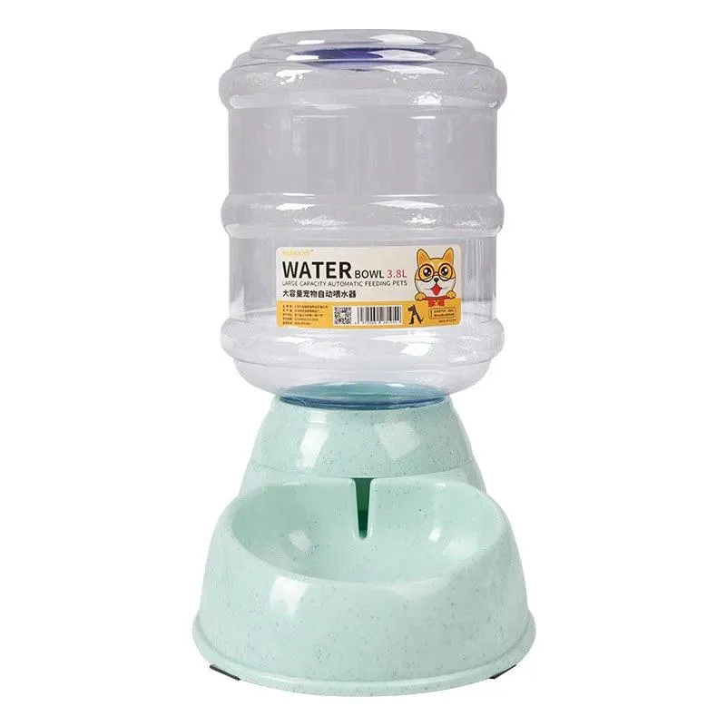 Pet Feeding & Drinking Dispensers – Automatic Gravity Feeders with Large 128.5Oz Capacity, Durable, Easy to Clean, and Stylish in 4 Colors