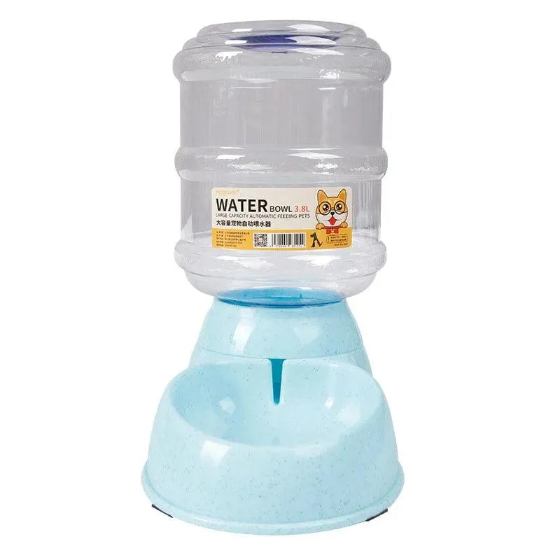 Pet Feeding & Drinking Dispensers – Automatic Gravity Feeders with Large 128.5Oz Capacity, Durable, Easy to Clean, and Stylish in 4 Colors