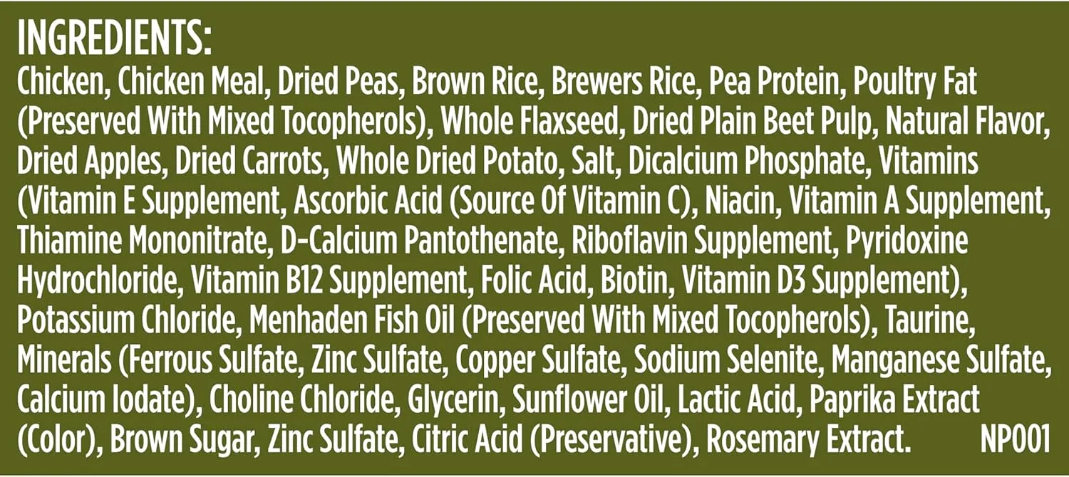 Rachael Ray Nutrish Dish Premium Dry Dog Food, Chicken & Brown Rice Recipe with Veggies & Fruit, 23 Pounds