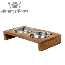 RAISED TWIN CAT FEEDER