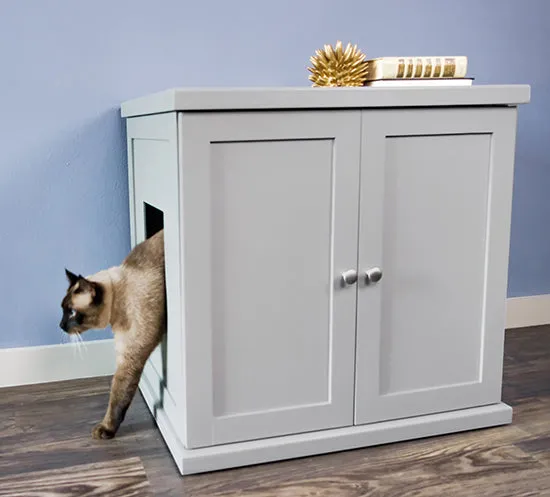 Refined Feline Deluxe Litter Box Cabinet - Extra Large Size