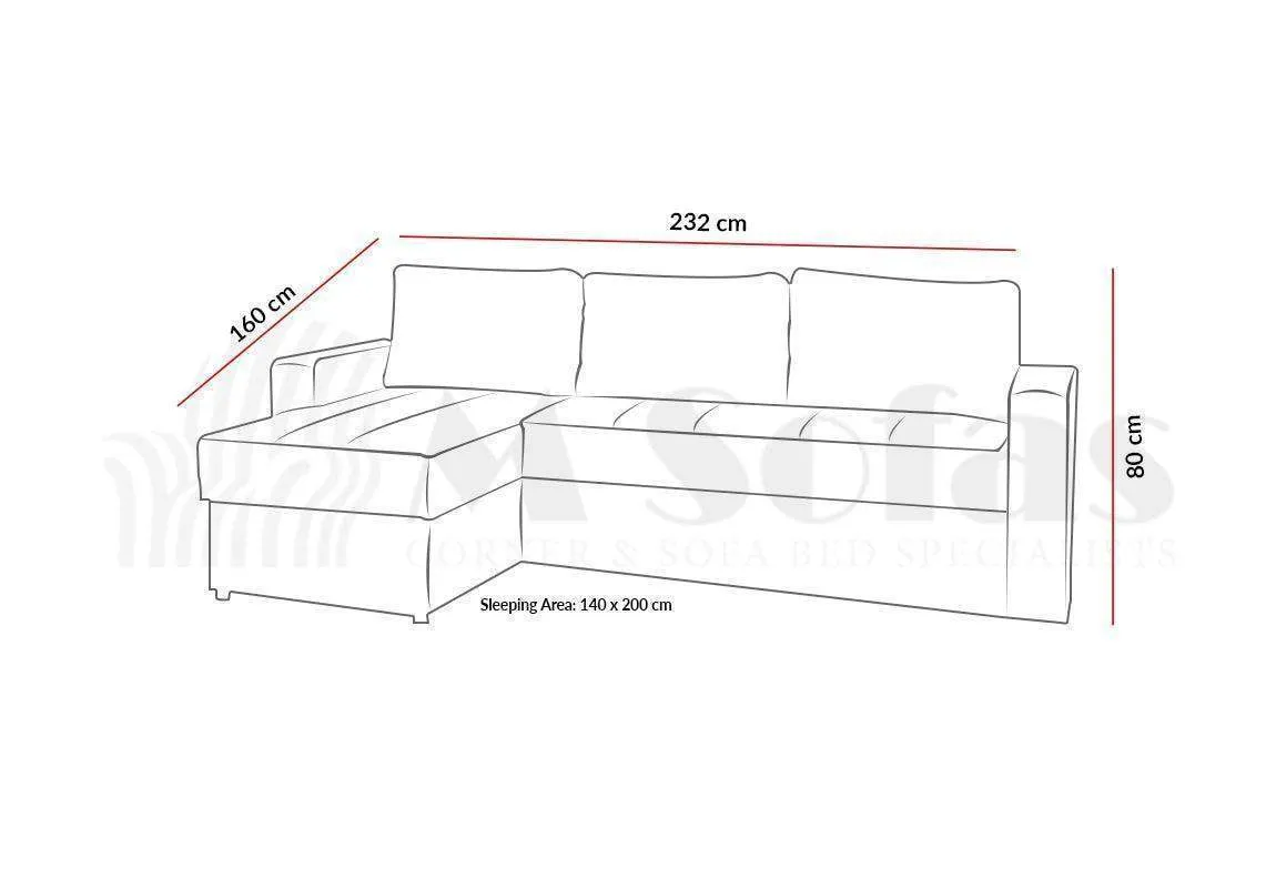 Sydney Corner Sofa Bed