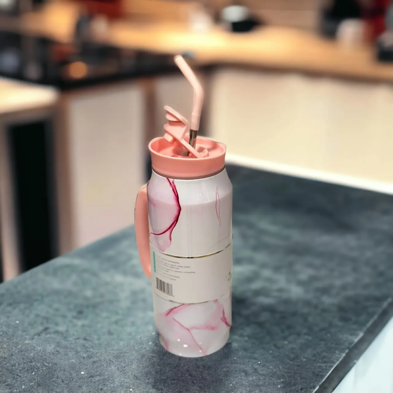 Vacuum Insulated Bottle 1.1L (Light Pink)