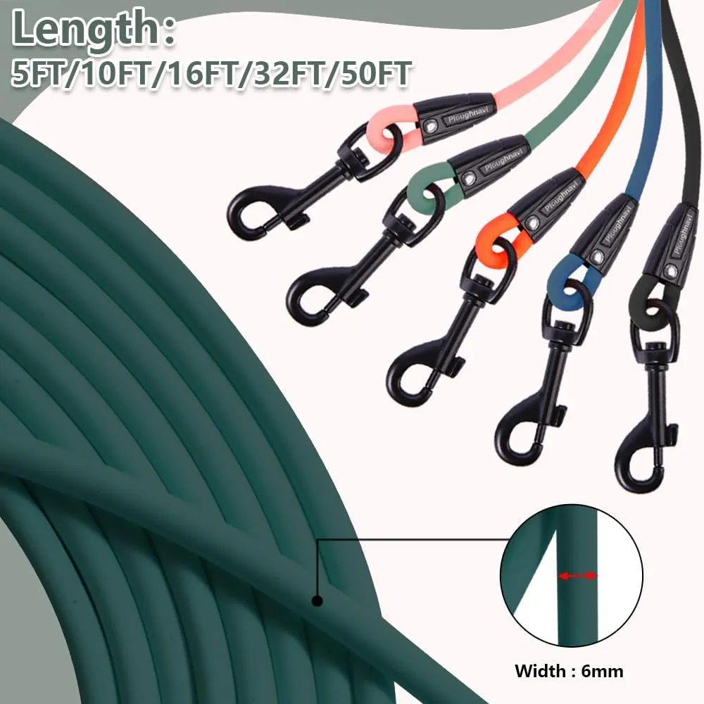Waterproof Dog Leash, Long Outdoor Leash Great for Training, Yard, Play, Beach, Camping - Sturdy and Weatherproof, Durable for Dogs