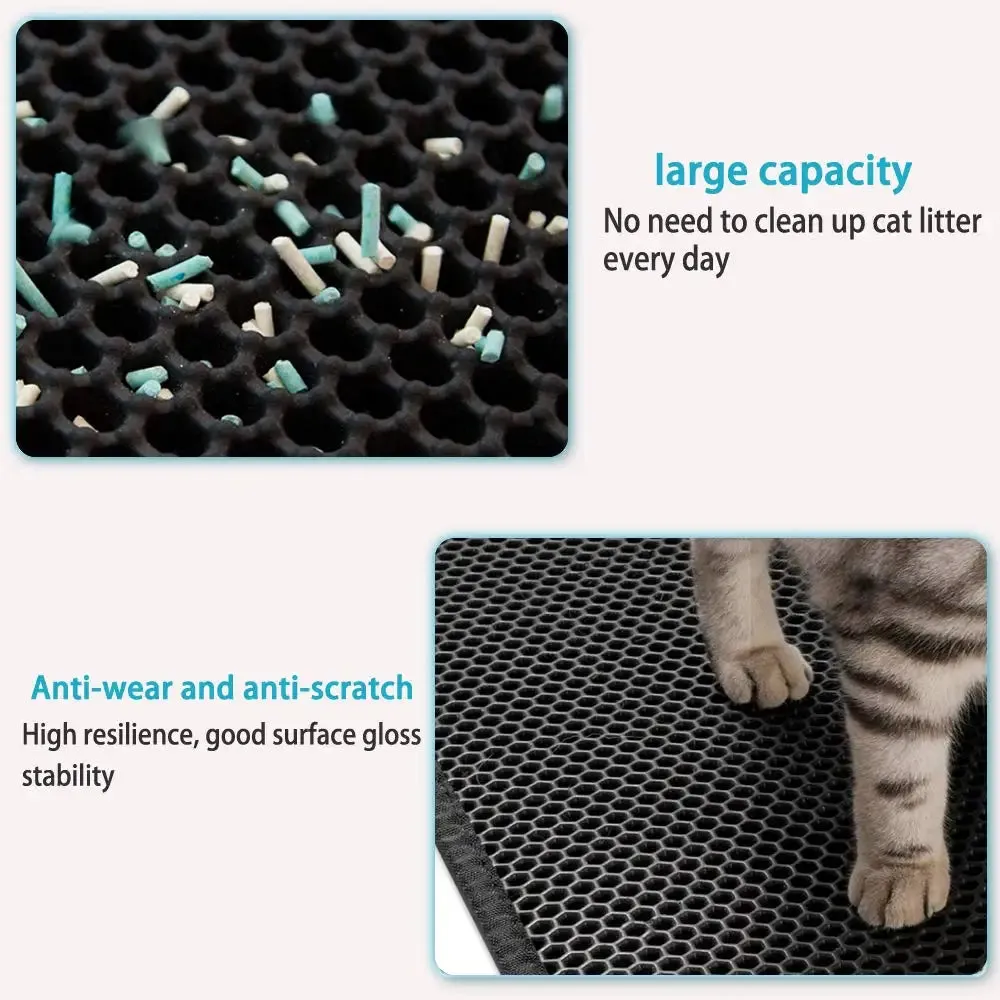 Waterproof Double Layer Cat Litter Mat | Best Cat Litter Catcher Mat
