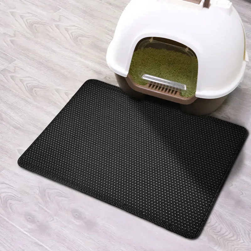 Waterproof Double Layer Cat Litter Mat | Best Cat Litter Catcher Mat