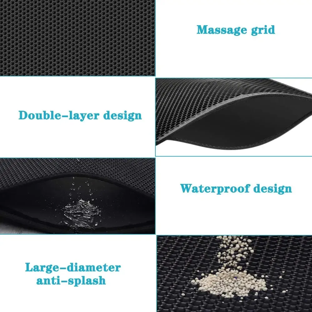 Waterproof Double Layer Cat Litter Mat | Best Cat Litter Catcher Mat