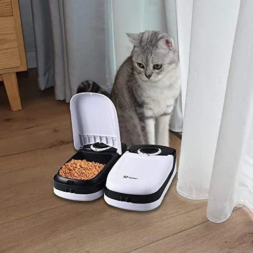 WOpet Automatic Cat Feeder, Pet Feeder for Dogs and Cats with Ice Pack Included - 2 Meals